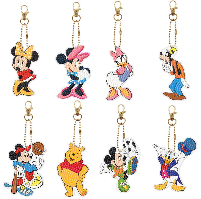 Disney Friends Keyrings