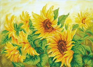 Hazy Daze Sunflowers