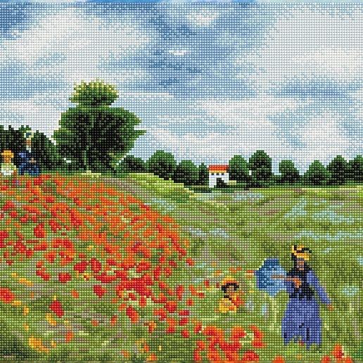 Poppy Fields (Apres Monet)