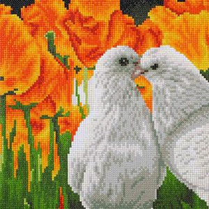 KISSING DOVES