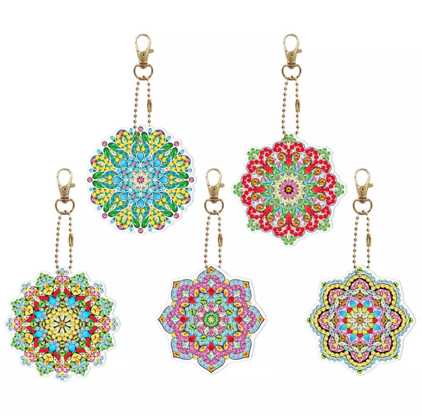 Mandala Keyrings